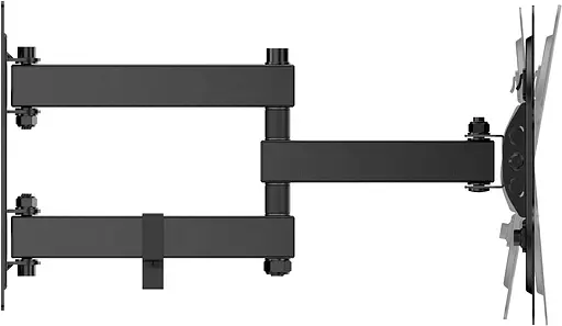 Кронштейн для телевізора AGN AGN43-222P з поворотом/два коліна/23`-43`/30 кг/max.VESA 200x200/Black - фото 6