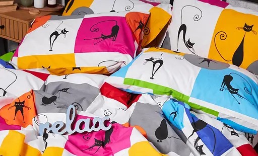 Набор наволочек Moon&Star Бязь Gold Люкс Cat Brawlers 50х50 см 2 шт - фото 3