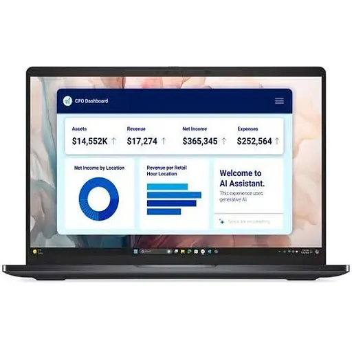 Ноутбук Dell Pro 14 Premium PA14250,1920 x 1200,236V 8 C/8 T,2.1 GHz - 4.7 GHz,16 GB LPDDR5X,512 GB