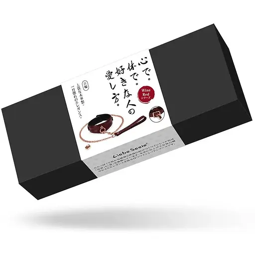 Ошейник с поводком Liebe Seele Wine Red Curved Collar - фото 10
