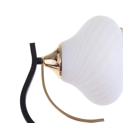 Бра Brille LK-712W/1 E27 BK+FG зі шнуровим вимикачем чорне - фото 7