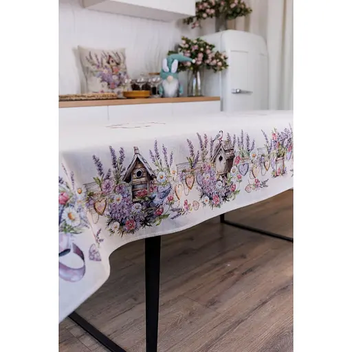 Скатерть Прованс Лавандовый сад 135х260 см (44174) - фото 4