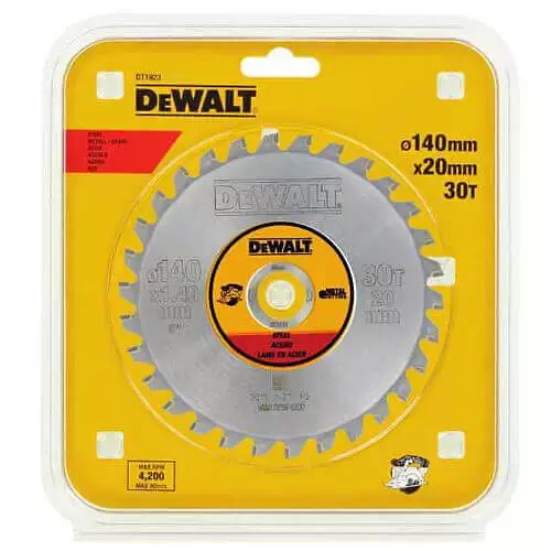 Диск пиляльний DeWalt Metal Cutting 140 х 20 мм 30 зубів (DT1923) - фото 2