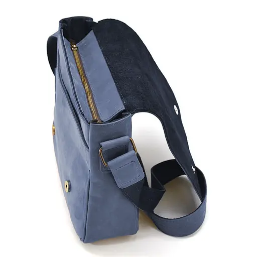 Чоловіча шкіряна сумка через плече TARWA 28х26х9 см sum0028294 - фото 8