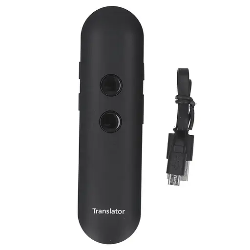 Голосовой электронный переводчик AI Translator T4 800мАч черный - фото 2