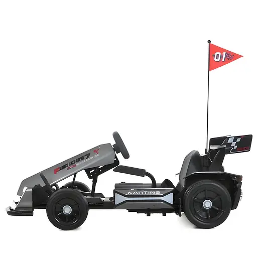 Электромобиль детский Bambi Карт M 6148EBLS-11 24V 24V14AH EVA Bluetooth серый - фото 5