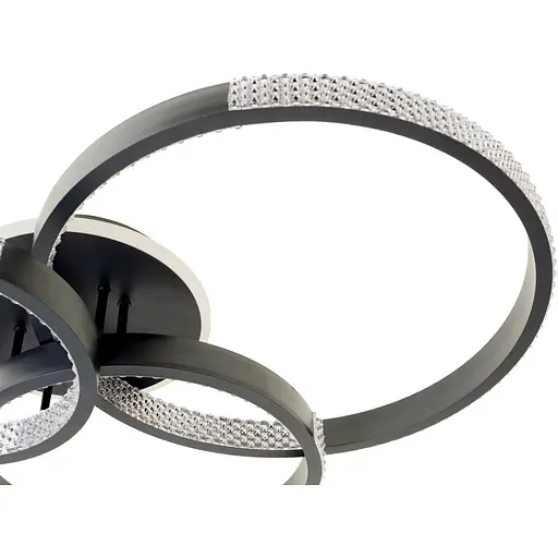 Люстра Brille светодиодная 87W WW+NW+CW BK (WBL-58C/4) - фото 3