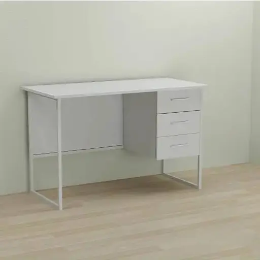 Комп'ютерний стіл Ferrum-decor Кевін 75x100x60 білий ДСП Білий 32мм (FRD-101245)