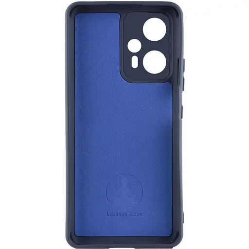 Чехол Silicone Cover Lakshmi Full Camera A для Xiaomi Redmi Note 12T Pro Синий / Midnight Blue - фото 2