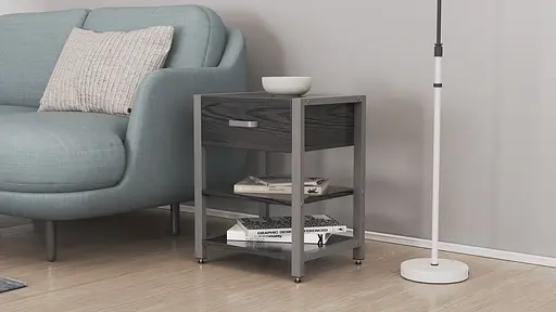 Тумба универсальная Вивьен 1/2 50x41x40 серый ДСП Сосна Кембра 16мм FRD-104138 - фото 7