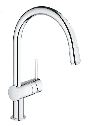 Змішувач для кухні з висувним виливом Grohe Minta 32918000 Хром - фото 1