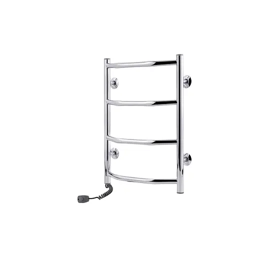 Рушникосушарка електрична Kroner Трапеція ДТ01EL 500x400/4 EL CV026129, Хром, Ліве - фото 1