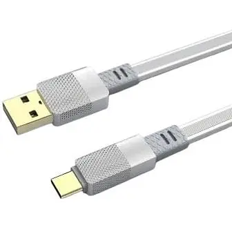 Быстрый кабель для зарядки сила тока 3 ампера Joyroom Fast Charging S-M360 Type-C 1 м 3 A серебристый