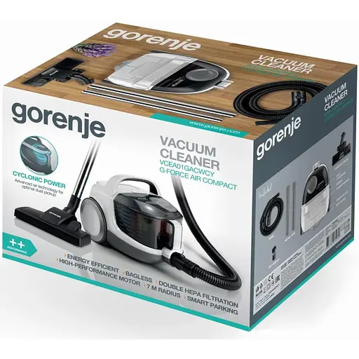 Пилосос безмішковий Gorenje VCEA01GACWCY - фото 5
