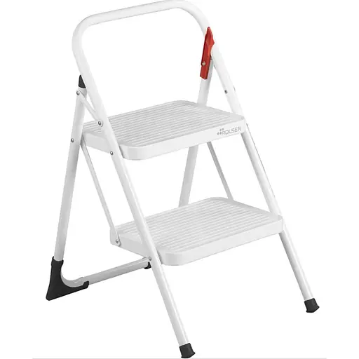 Лестница Rolser Taburete M/10 UNE 2 ступени Blanco (MET003-1024) - фото 1