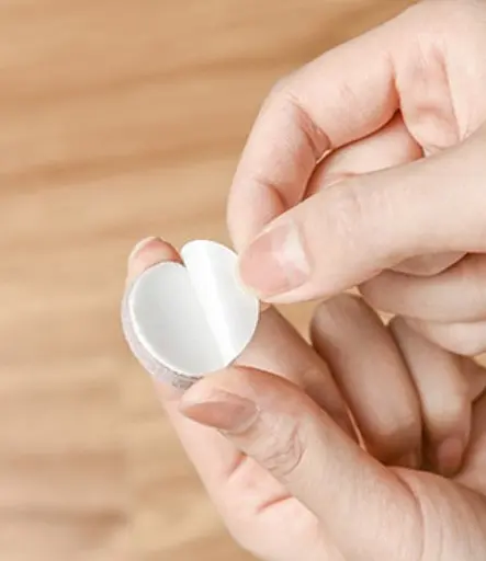 Войлочная самоклеящаяся накладка 25 мм Х 50шт для мебели от скрежета ножек по полу (1165-02) - фото 4