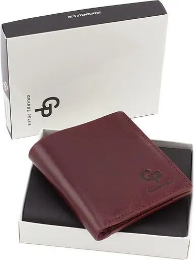 Женский кожаный кошелек Grande Pelle 11.5х11.5х3 см acs0024518 - фото 6