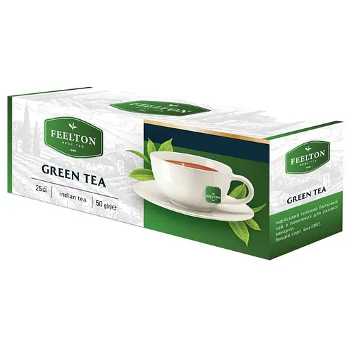 Чай зеленый Feelton Green Tea OPA (25 шт. x 1.5 г)