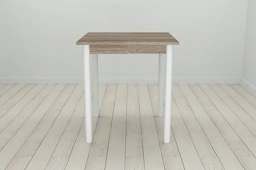 Стіл кухонний Ferrum-decor Агата 75x70x70 Білий ДСП Сонома Трюфель 16мм (FRD-106241) - фото 4