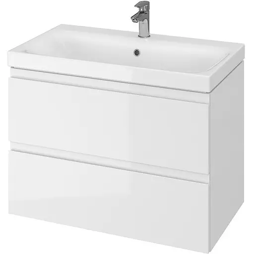 Тумба з умивальником Cersanit Moduo 80x45 Білий - фото 1