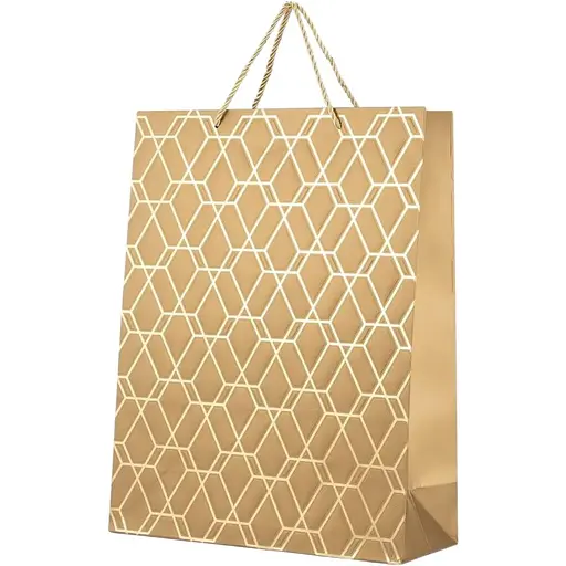 Пакет подарунковий XDW111187 Золотий - фото 1