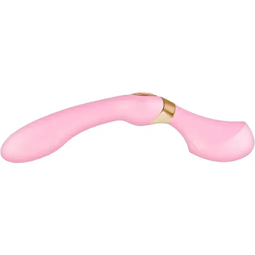 Вибромассажер Shunga Zoa Light Pink двусторонний