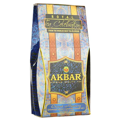 Чай крупнолистовий Akbar Orient Mystery Royal Celebrations чайна суміш з додаванням квіткових пелюсток 100 г - фото 1