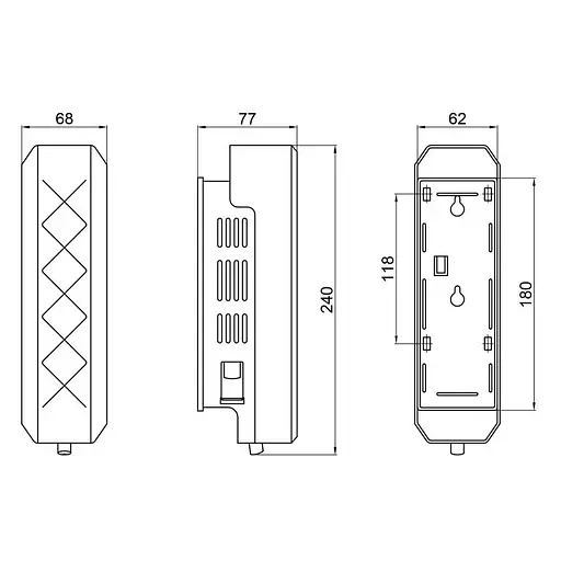 Диспенсер для жидкого мыла Q-tap Davcovac mydla DM350WP1  - фото 6