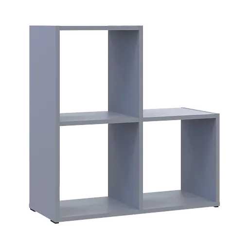 Стеллаж Doros Степь 2х2 Серый открытый 69х28.8х71.4 (41516177) - фото 6