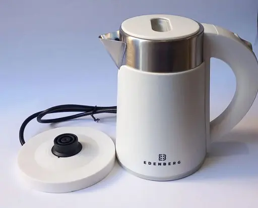Дорожный электрический чайник Edenberg EB 83527 белый - фото 4