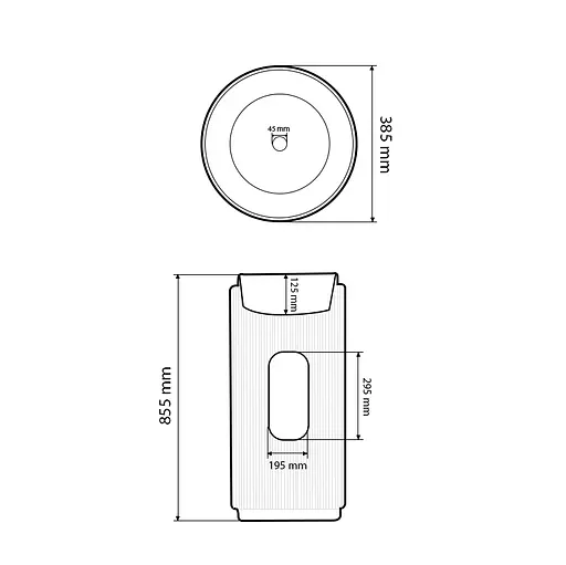Умивальник підлоговий VBI Taranto marmo matt VBI-019017, Мармур - фото 4