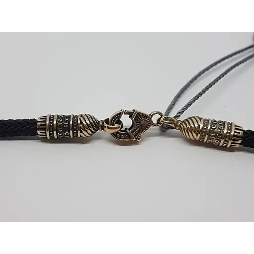 Ювелирный шелковый шнурок Crocus Ювелирный дом с золотыми вставками. Ш0033-4В/Д4ШН 60 - фото 4