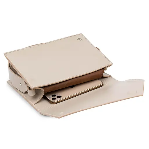 Кожаная сумка женская Grande Pelle 24х17х9.5 см sum0015600 - фото 3