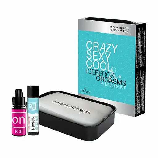 Набір Sensuva Crazy Sexy Cool Icebergs Orgasms Pleasure Kit 2 шт.