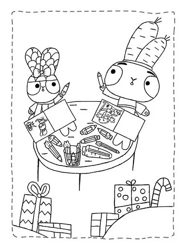 Хоробрі Зайці. Зустрічай нових друзів. Пригодницькі розмальовки - фото 2