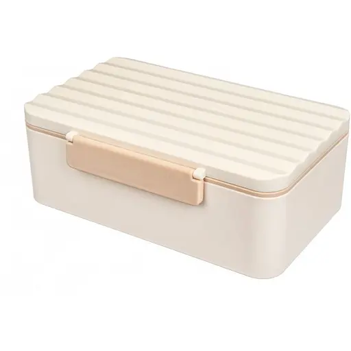 Ланч-бокс Laprida з паличками 900 мл бежевий (64-1146)