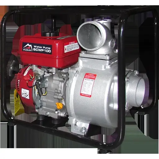 Мотопомпа рукав 100мм, 85м3/год, підйом 30м, чиста вода, SCWP100