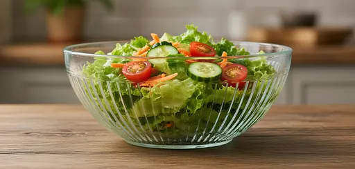 Салатник круглое стекло TrendGlass Ribs 2л 21.7 см (41369) - фото 2