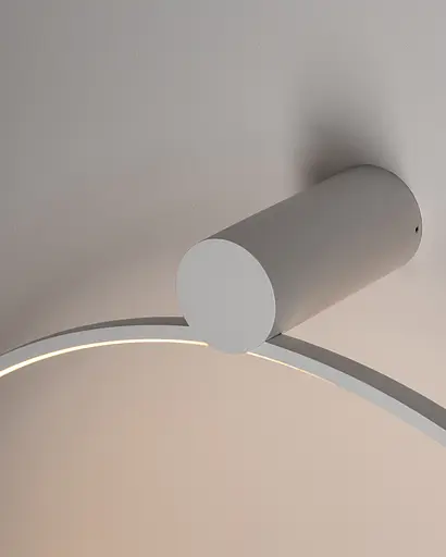 Люстра Nowodvorski 11603 Circolo LED M 1x21W 3000K 660Lm IP20 Белая - фото 5