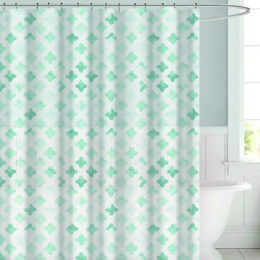 Шторка для ванної Werk WK-10018 Тіфані без кілець 180 x 180 см (147979)