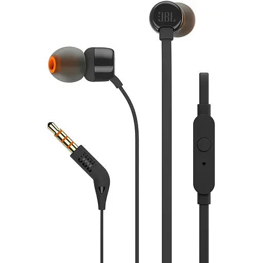 Наушники JBL T110 Black (JBLT110BLK) (проводная версия)