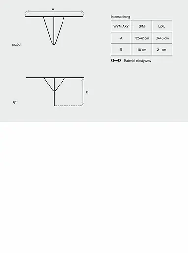 Сексуальні стринги Obsessive Intensa L/XL чорний - фото 6