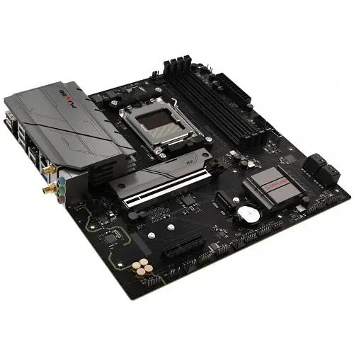 Материнская плата AM5 Sapphire PULSE B850M WIFI, B850, 4xDDR5, Int.Video (CPU), 4xSATA3, 2xM.2, 1xPCI-E 4.0 x16, 1xPCI-E 4.0 x4, ALC897, RTL8125BG, WiFi 6, Bluetooth 5.3, 4xUSB 3.2 / 10xUSB 2.0, HDMI/DP, MicroATX (52123-04-40G) - фото 5