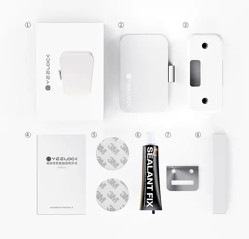 Розумний замок меблевий Xiaomi Yeelock Cabinet Lock (ZNGS01YSB) - фото 5