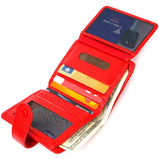 Кожаный женский кошелек Canpellini 10.6х9х1 см acs0025194 - фото 5