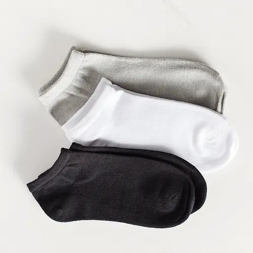 Набор носков короткие однотонные женские бесшовные, дышащие качественные ORGANIC cotton носки JILL ANTONY - фото 2