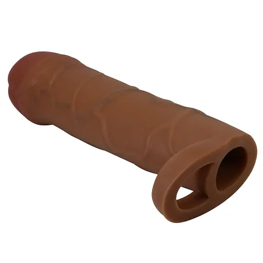 Насадка на пеніс Pretty Love Bunion 16.5 см (коричневий) - фото 12