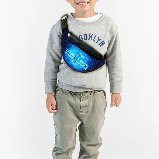 Сумка-бананка GC-GO  "Counter-Strike Global Offensive" з принтом, 32х15см, дитяча, молодіжна (00044)