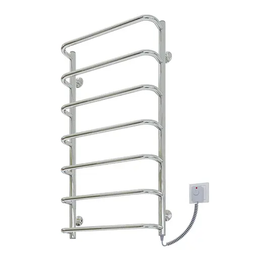 Електрична рушникосушарка Kosser Скоба 900x500/7 ЕR рег. ДС12ER, Хром, Праве - фото 1