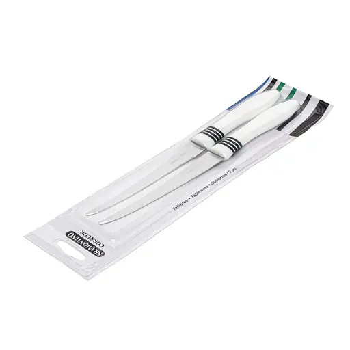 Набір ножів кухонних, 2 шт., для томатів та м'яких овочів, Kitchen Master Білий 87555 - фото 6